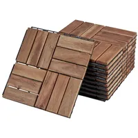 Casa.pro Klickfliesen Alliste 10er Set 12 Lamellen Natur