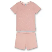 Sanetta Mädchen-Schlafanzug kurz rosa Punkte | Bequemer Schlafanzug für