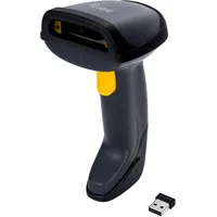 Equip Barcode Handscanner Laser Wireless USB (1D-Barcodes), Barcode-Scanner, Schwarz