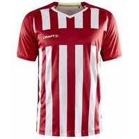 Craft Progress 2.0 Stripe Trikot - bright red/white XS