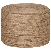 VidaXL Juteseil 100 m Länge 8 mm Stärke
