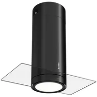 Klarstein Insel-Abzugshaube, App Ab-/Umluft 544m3/h LED Aktivkohlefilter Schwarz