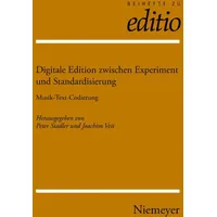 De Gruyter Digitale Edition zwischen Experiment und Standardisierung: Fachbücher