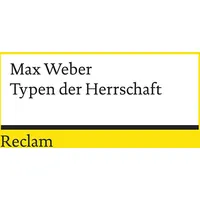 Reclam, Philipp Typen der Herrschaft