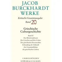 C.H. Beck Verlag Jacob Burckhardt Werke Bd. 20: Griechische