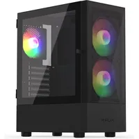 Krux Vako (mATX, ATX, Mini-ITX), PC Gehäuse, Schwarz