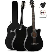 Rocktile WSD-5C-BK Slim Line Westerngitarren Set Black
