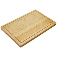 Orga-Box Schneidebrett aus 100% Bambus massives Schneidebrett Küchenbrett antibakteriell