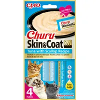 INABA Churu Skin & Coat Thunfisch und Jakobsmuschel Katzensnack