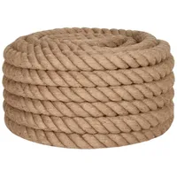 VidaXL Juteseil 10 m Länge 60 mm Stärke