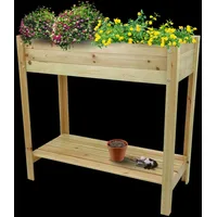 Holz4homeâ® holz4home Hochbeet inkl. Vlieseinlegefolie Naturholz KieferBraun