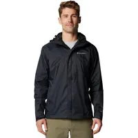 Columbia Watertight II Jacket Wasserdichte Regenjacke, Schwarz, XXL