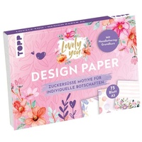 Frechverlag Design Paper A5 Lovely You. Mit Handlettering-Grundkurs