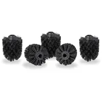 Relaxdays WC Bürstenkopf Ersatz im Set 12 mm schwarz