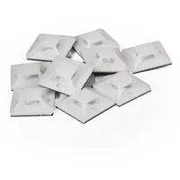 McPower MC POWER / Kabelsockel für Kabelbinder 25x25mm selbstklebend,