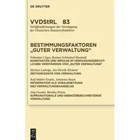 Walter de Gruyter Bestimmungsfaktoren Guter Verwaltung',