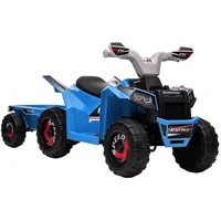 Homcom Kinderquad Elektro-Quad 6V mit Anhänger für Kinder 1,5-3