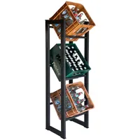 Quick Star Getränkekistenregal 39 x 30 x 140 cm