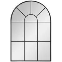 Homcom Wandspiegel Metall, Glas,