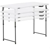 Lifetime Ultra-resistant Folding 122x61x Uv100 56-91.5 Cm Tisch -