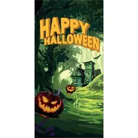 Europalms Halloween Banner, Geisterwald, 90x180cm