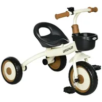 Aiyaplay Dreirad, Kinderfahrrad mit verstellbarer Sitz, Laufrad mit Fahrradkorb,