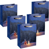 Sigel Geschenktüten Christmas Chapel Large Motiv 26,0 x 33,0