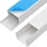 VidaXL Installationsrohre Selbstklebend 60x60 mm 30 m PVC