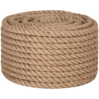 VidaXL Juteseil 25 m Länge 24 mm Stärke