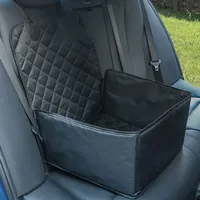 VidaXL Hunde-Autositz Schwarz 45x45x25/55 cm