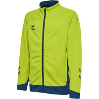 Hummel LEAD Polyester Zip Jacke Kinder lime punch 140