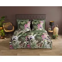 Muller Textil Irze Blätter Grün 135 x 200 cm