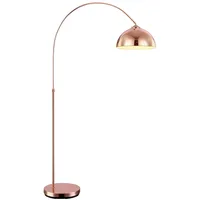 ETC Shop LED Bogen Steh Lampe Stand Leuchte Kupfer-Farbe
