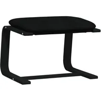 VidaXL Fußhocker Schwarz 51x41x40 cm Stoff