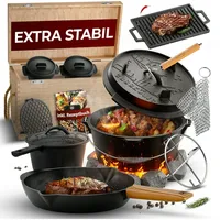Gusskönig Grillgeschirr, Dutch Oven Set