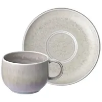 Villeroy & Boch Espressotasse mit Untertasse 0,06 l Beige