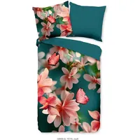 PURE luxury collection Wendebettwäsche »Yeya«, Mikrofaser, 135x200, Pflegeleicht Reißverschluss,
