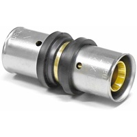 Pipetec Press-Kupplung 32x3 PFK3232 DVGW, TH+U Pressfitting Presskupplung 32