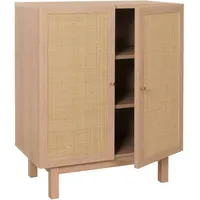 Mendler Highboard HWC-M51, Kommode Schrank Sideboard, Staufächer, Kubu Rattan