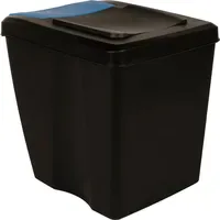 VidaXL Stapelbare Mülleimer 100 l Anthrazit
