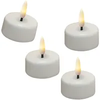 Deluxe Homeart LED Mini Teelichter Mia flackernd mit Batterien
