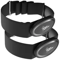 Newgen Medicals 2er Smarter Brustgurt mit Herzfrequenz-Sensor, ANT+ und