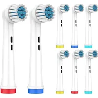 Perfekto24 Aufsteckbürsten Kompatibel für Oral B Zahnbürsten (8er Pack)