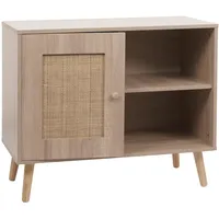 Mendler Kommode HWC-M39, Schrank Sideboard Highboard, Staufach, Kubu Rattan