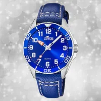 Lotus Jugend Kinder Uhr Elegant Leder blau D2UL18861/1 -
