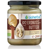 Bioherba Bio Erdnussbutter Crunchy 100% Bio m.knusprig.St.