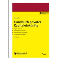 Nwb Verlag Handbuch privater Kapitaleinkünfte