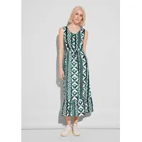 STREET ONE Damen A143970 Maxikleid Mit Print, Cool Vintage