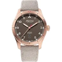 Alpina AL-525BR4S24 Startimer Pilot Automatik Herrenuhr 41mm 10ATM