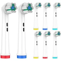 Perfekto24 Aufsteckbürsten Kompatibel für Oral B Zahnbürsten (8er Pack)